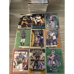 Baltimore Ravens Football Card Lot Bundle- Approx. 100 Cards With Inserts